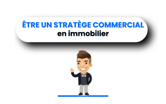 agent immobilier en pleine prospection stratégique